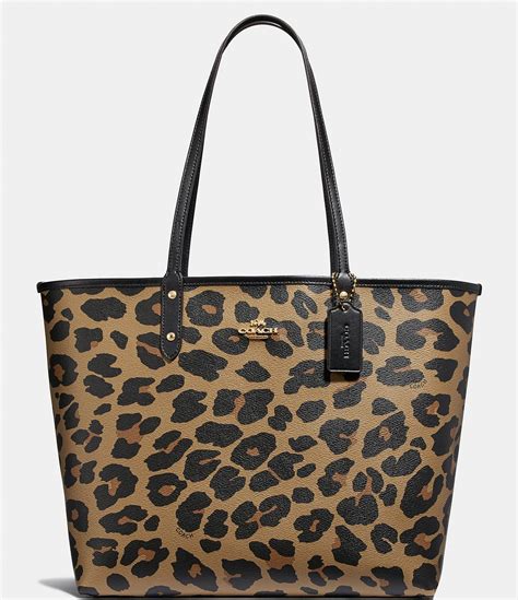 coach animal print purse.